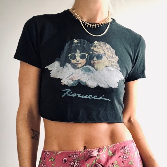 Cropped Cotton T-Shirts